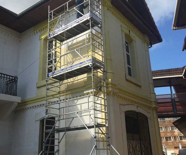 Travaux de peinture des façades - Mairie de Cayenne - Guyane 7
