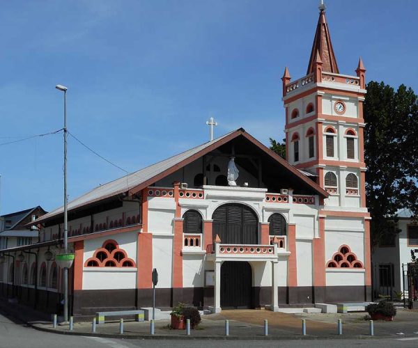 Extérieurs de l'Église - Église de Sinnamary - Bâtiments classés et monuments historiques - Guyane