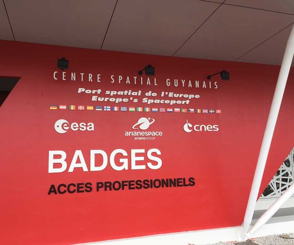 Local Badges SYSTAL - CNES Centre spacial de Kourou - Guyane