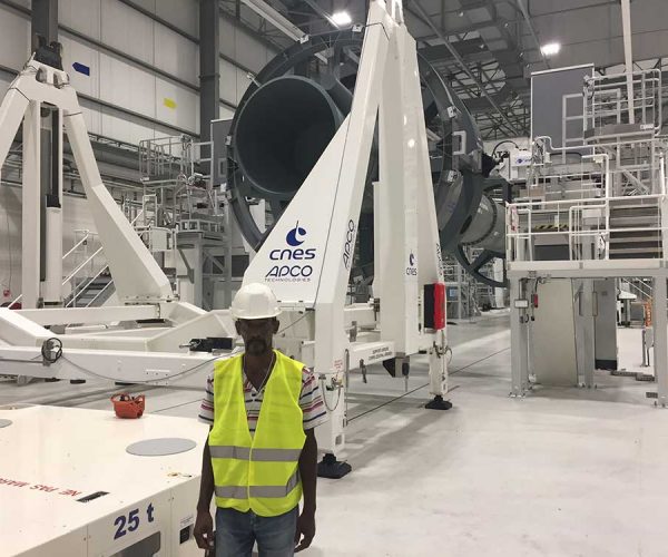 Résines de sol fonctionnelles - Bâtiment de préparation du lanceur Ariane 6 - CNES Centre spacial de Kourou - Guyane